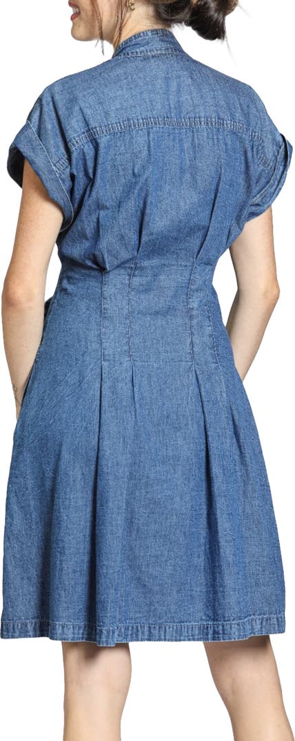 Button Front shirt dress