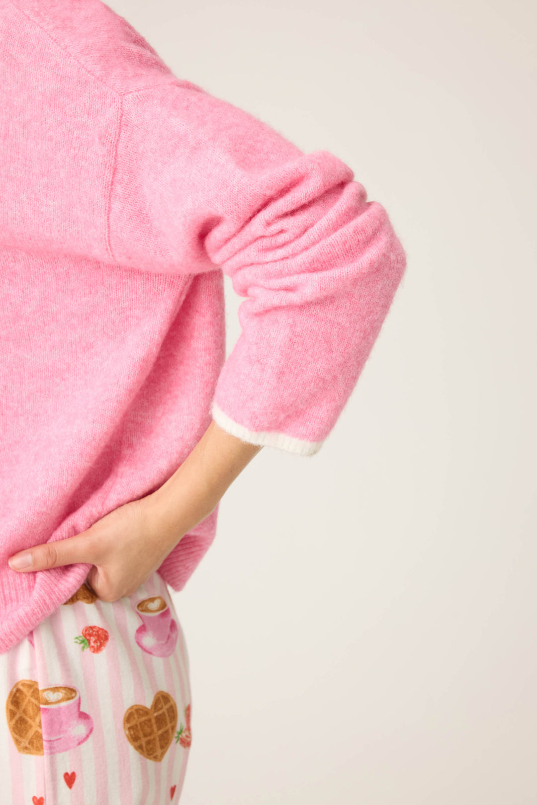 Pink sweater