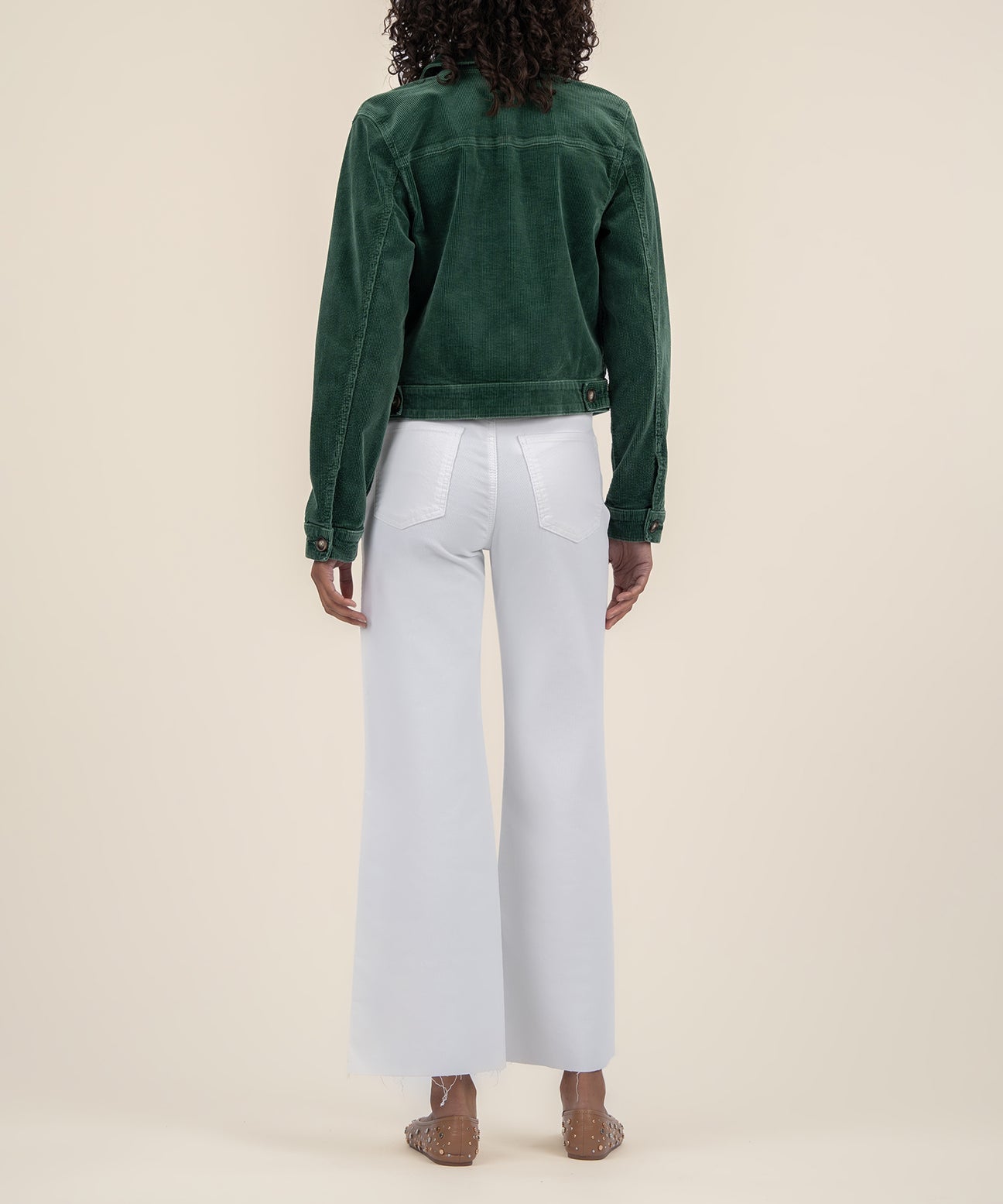 Kut from Kloth Julie Crop Jacket green