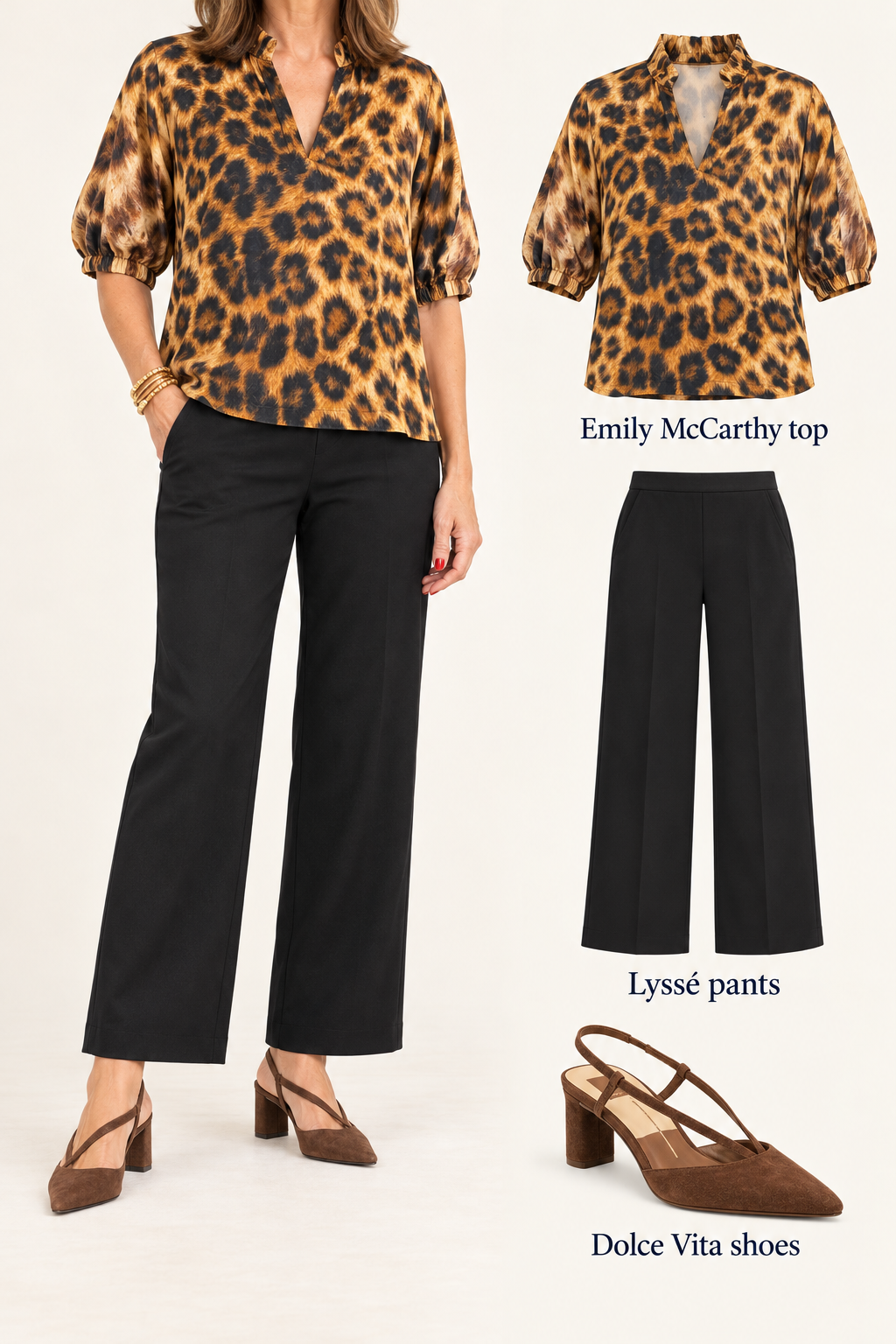 Poppy Top/ Leopard