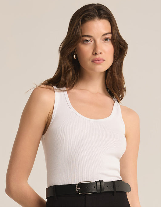 Z supply essy rib top white