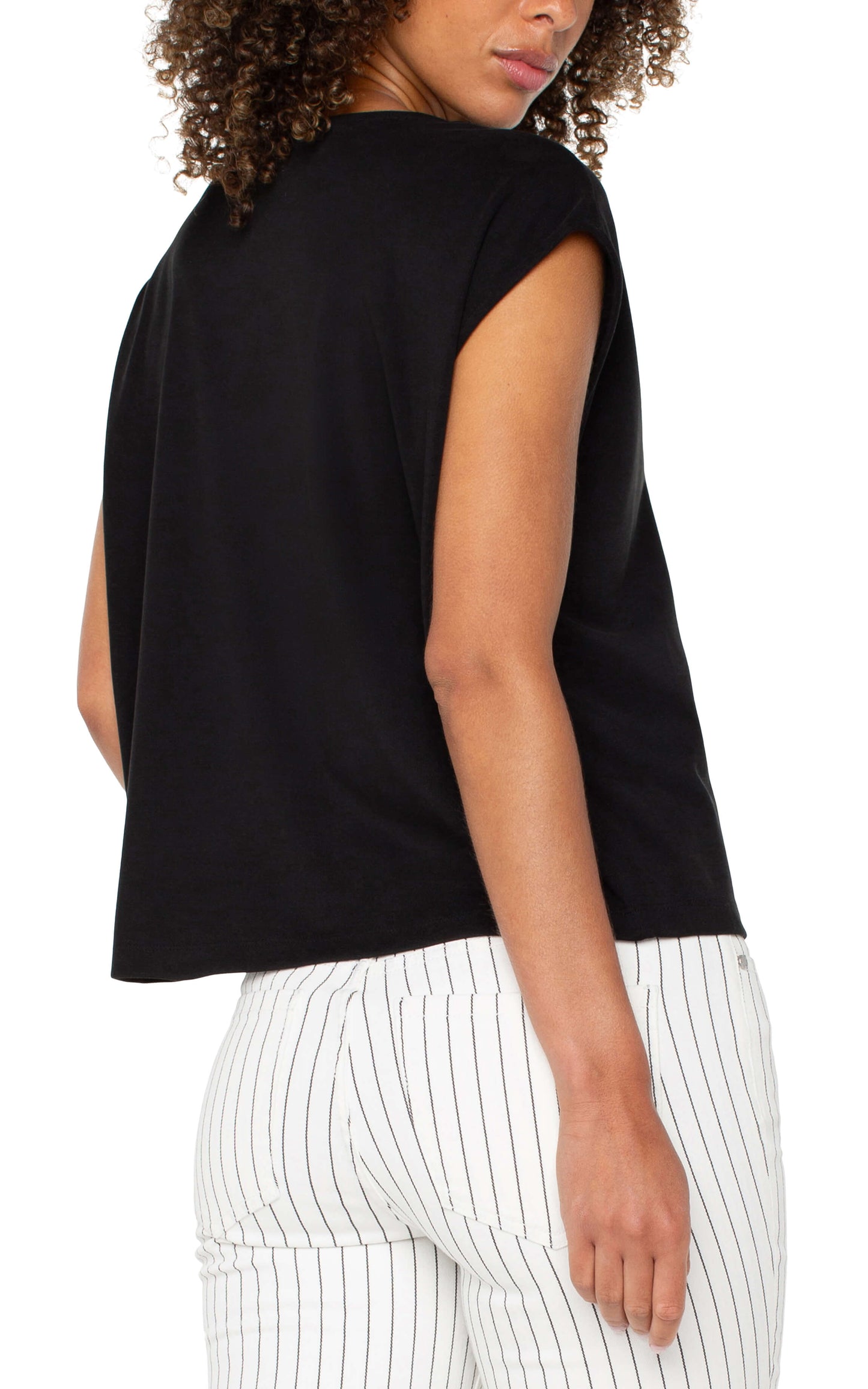 Dolman sleeve top/ black
