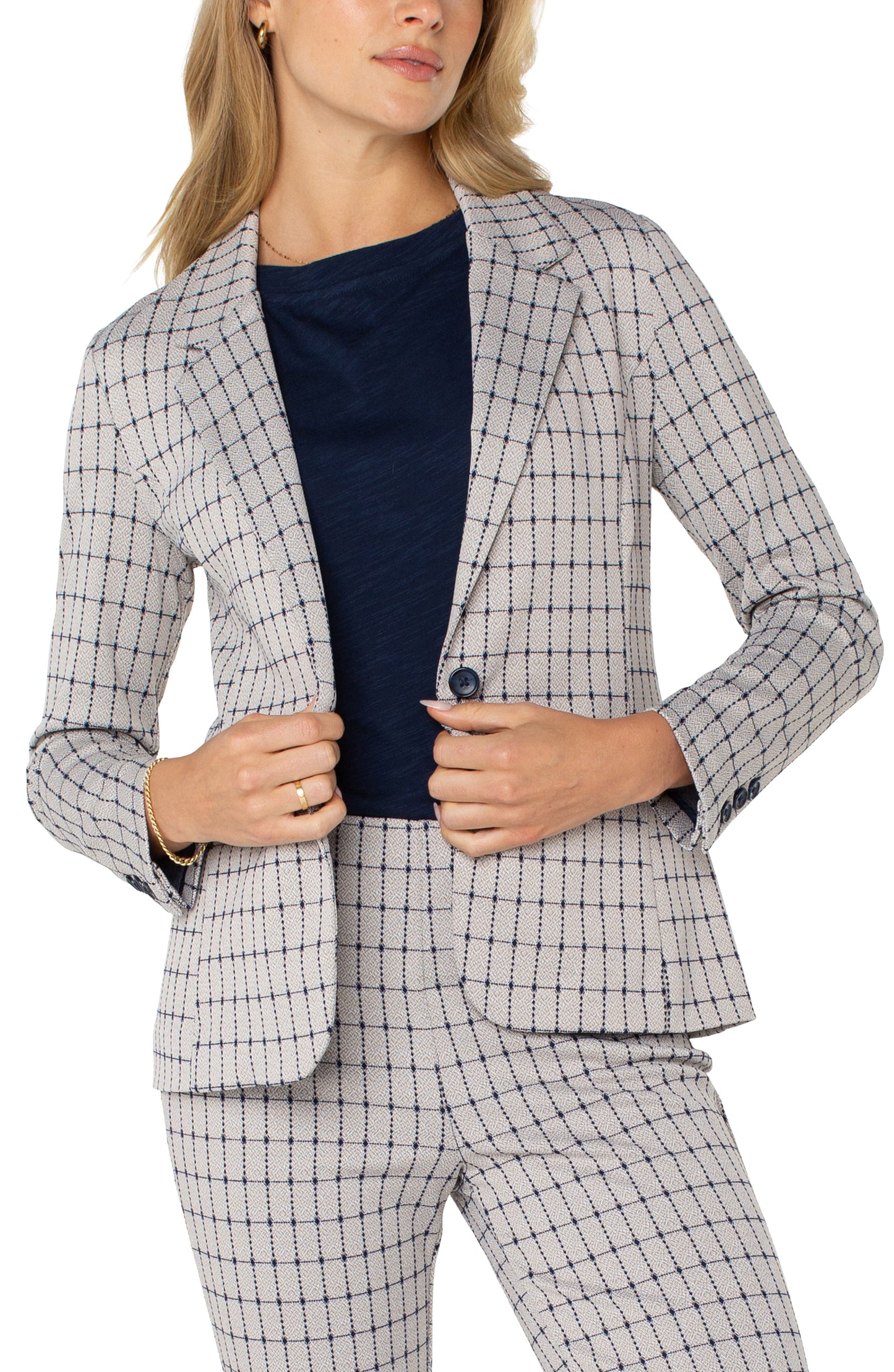 Fitted Blazer/ navy