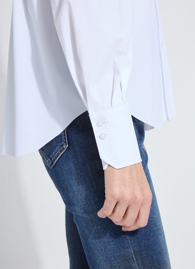 Desire Balloon Sleeve Shirt/ white