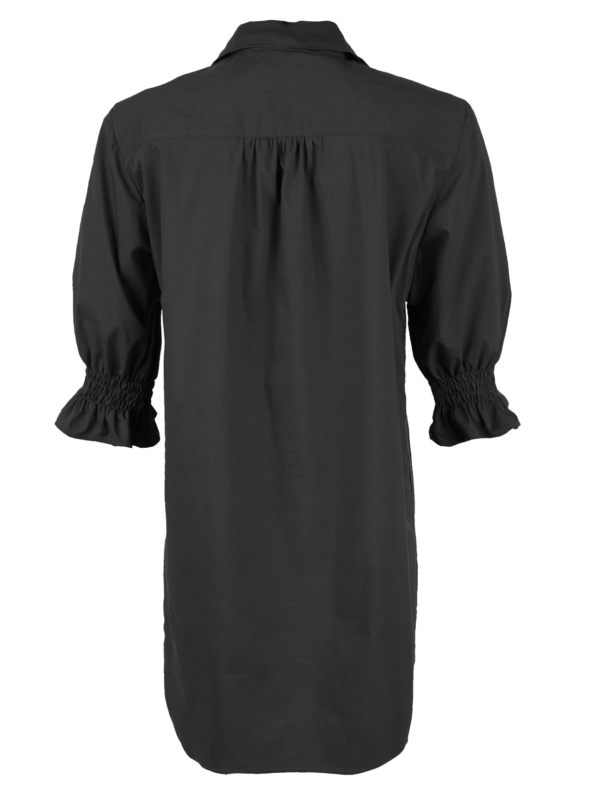 Miller Dress in weathercloth / black