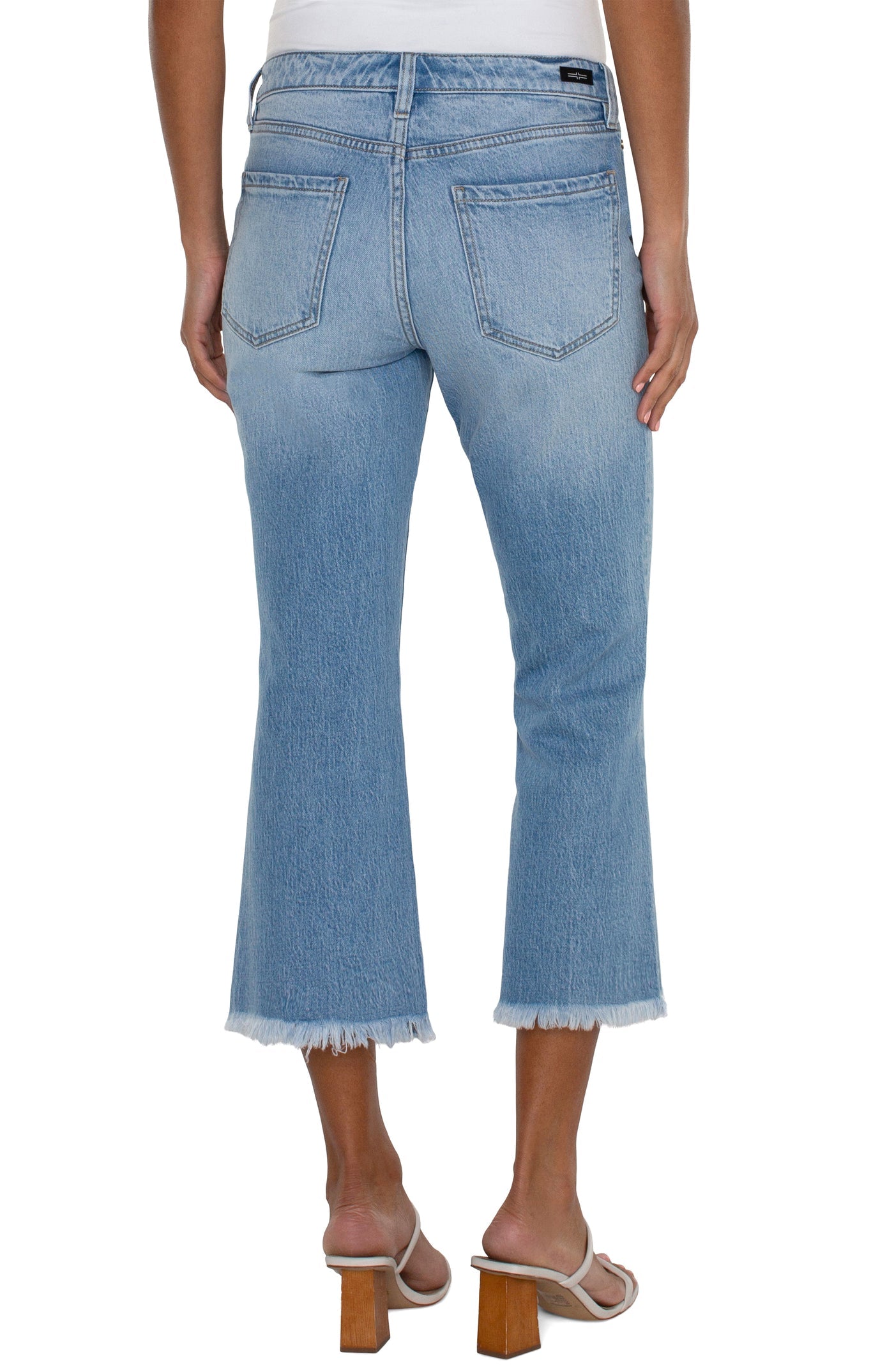 Hannah crop flare jeans