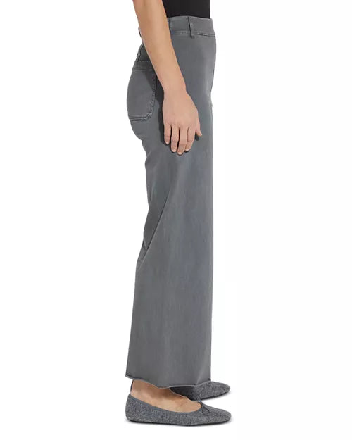 Erin hi waist wide leg denim- antique wash