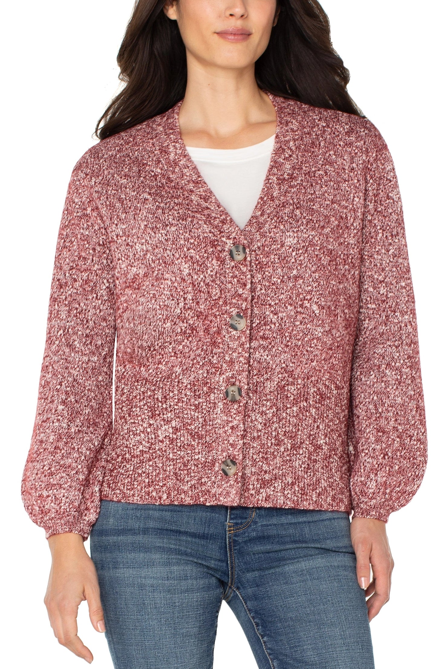 Cardigan / maroon