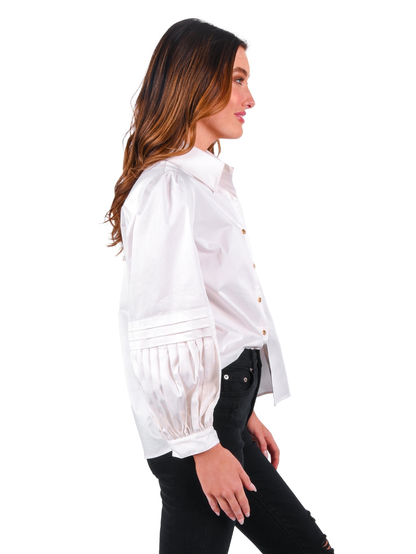 Oxford-White Cotton Poplin