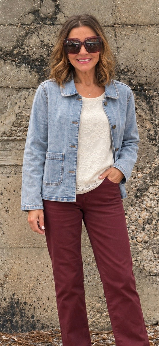 City Swing Jacket / light indigo