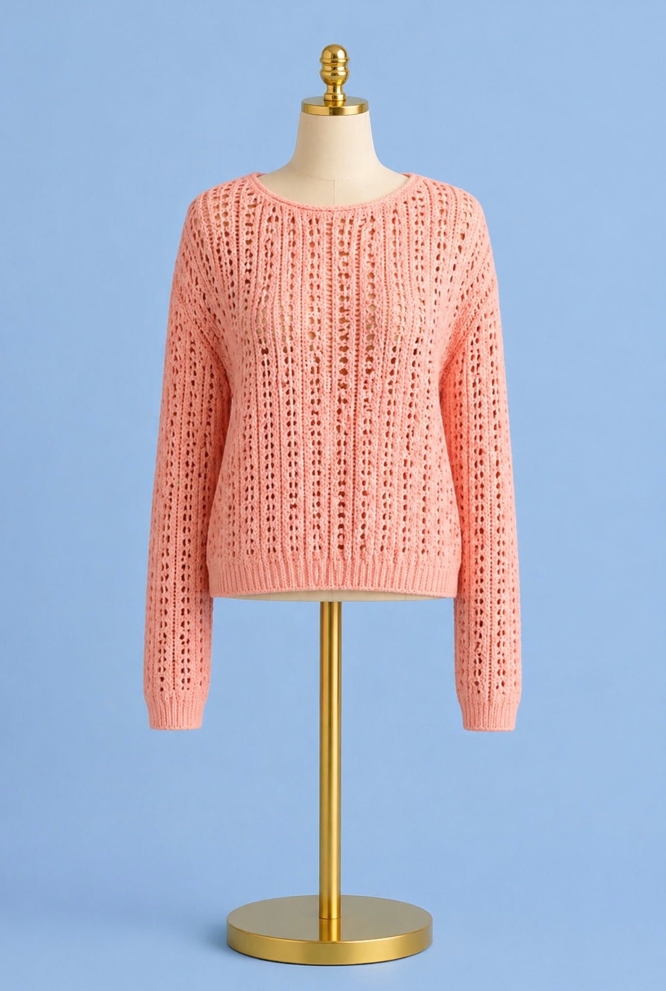 Upland Crochet Sweater Bellini