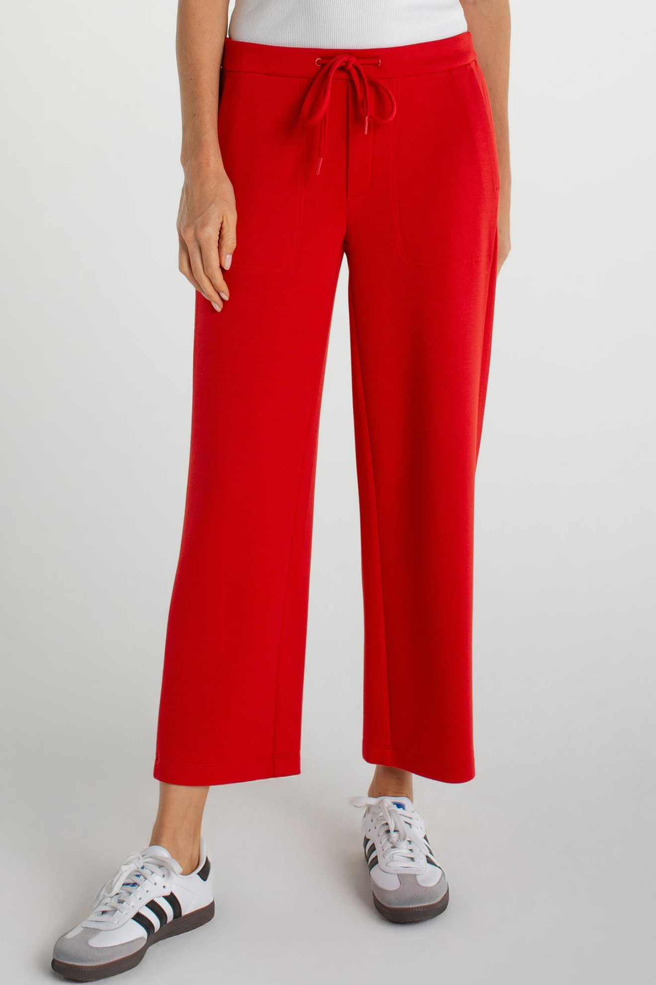 Cloud9 Pull on wide crop/ firebrick red