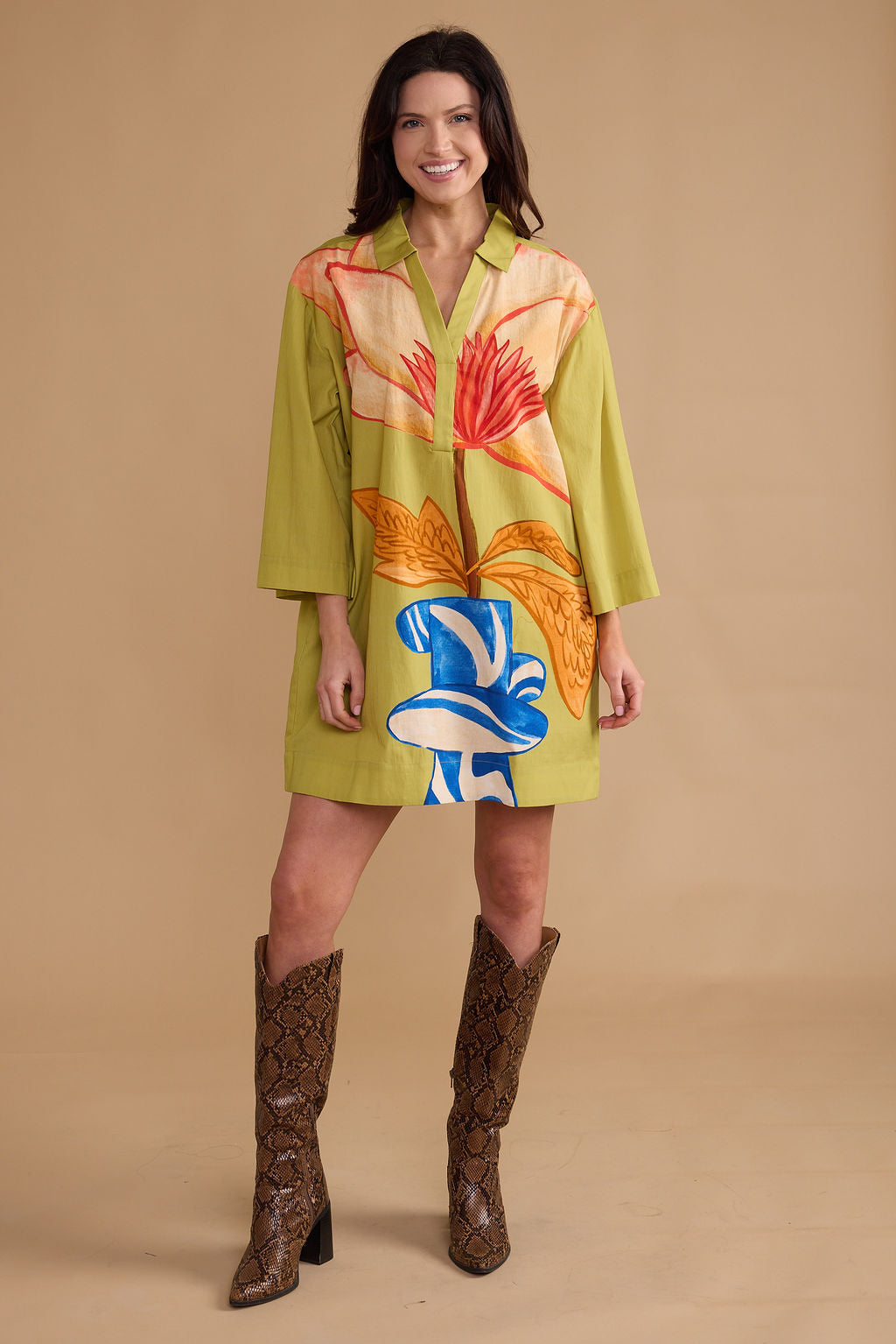 Collette Dress/ Lotus