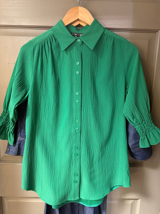 Emerald Green Blouse
