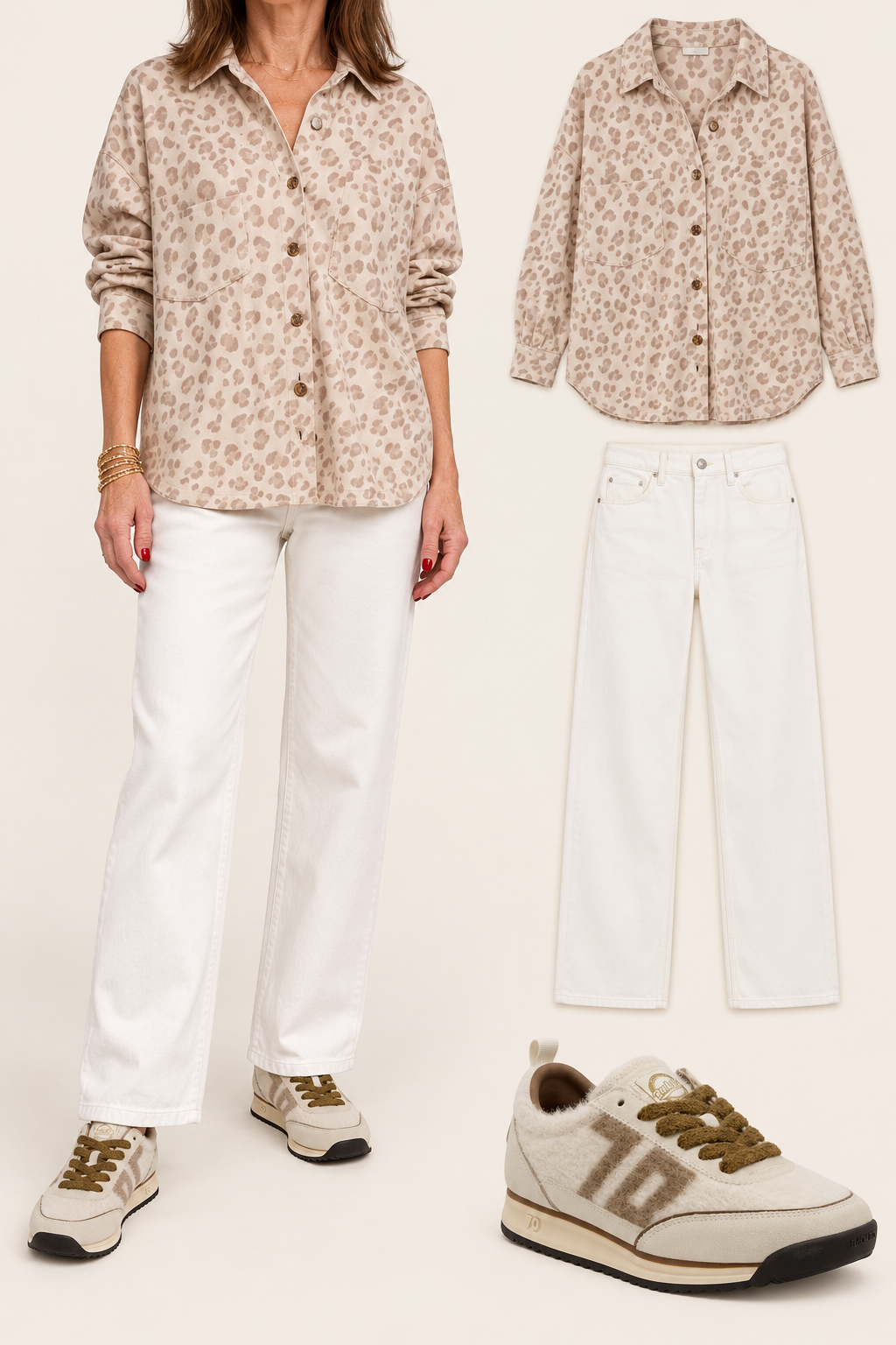 All Day Knit Leopard Jacket