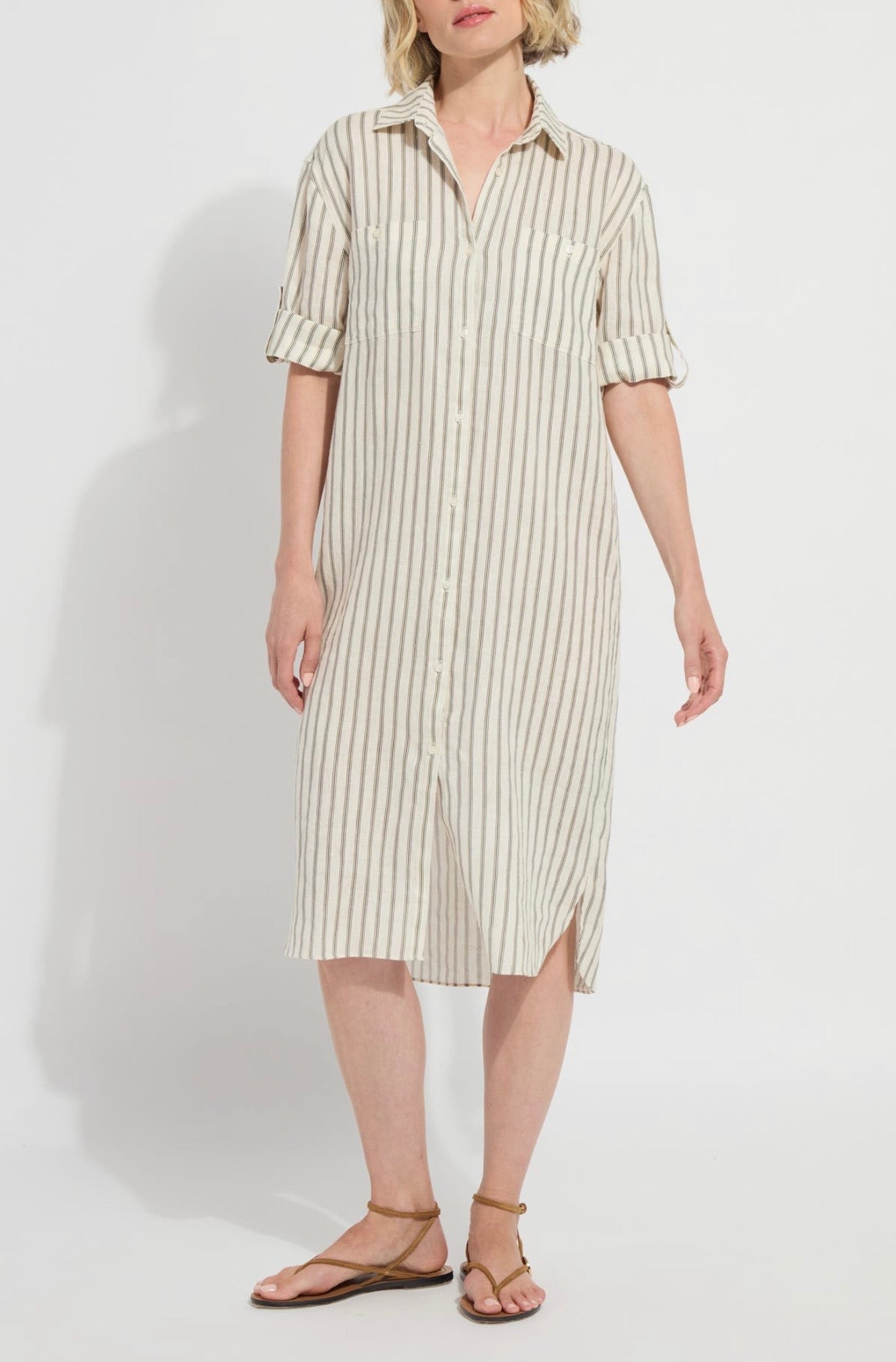 Juniper Linen Tunic shirt dress