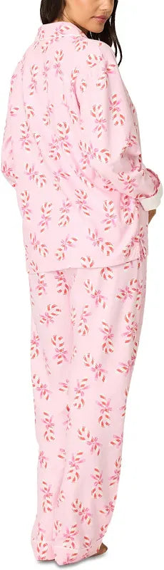 Pink Flannel Pajama Set