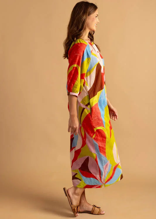 Madeline Dress / color block