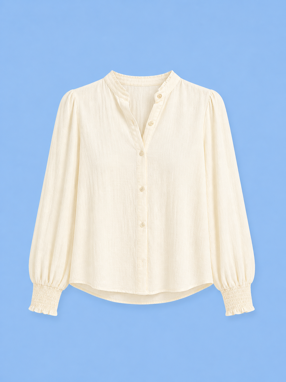 Emily Top/ Solid Pristine