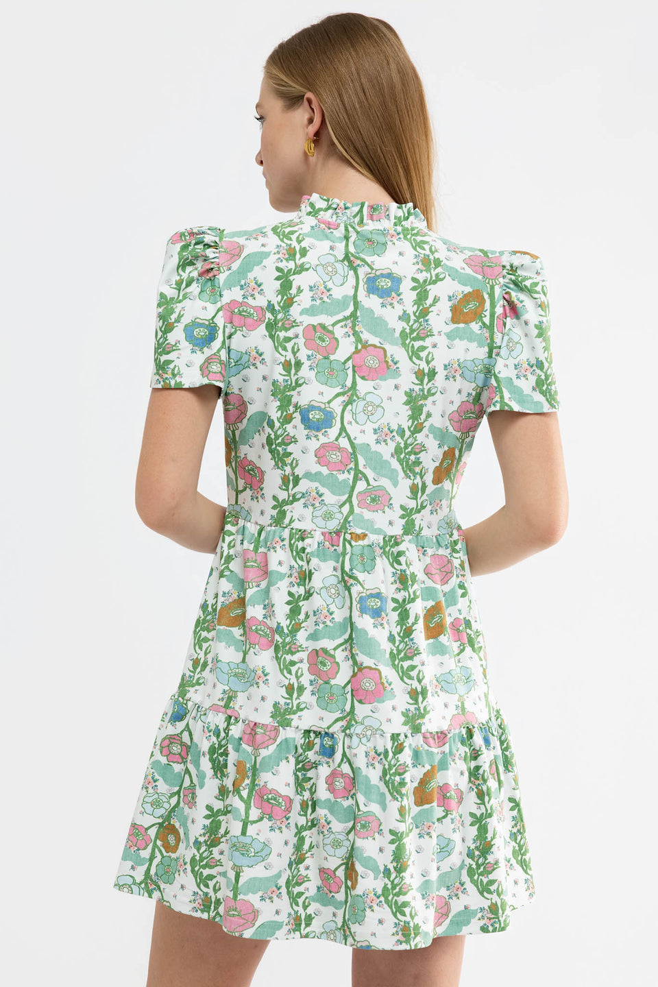 Navy Dress / Handkerchief Bloom