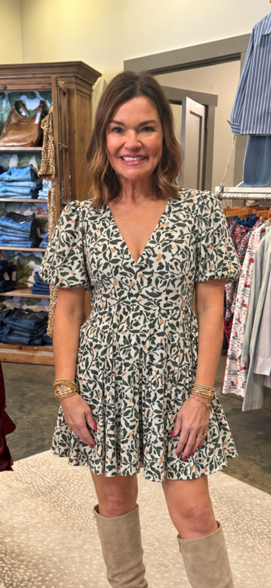Pepper Dress/ Lucky Vines