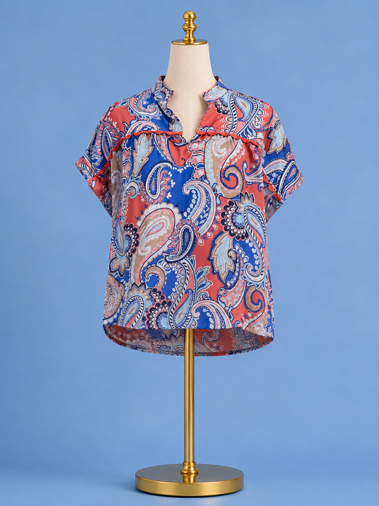 Americana Paisley Top