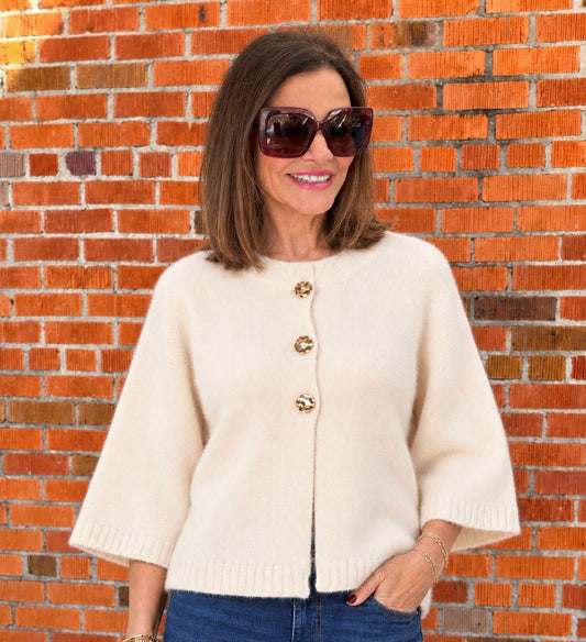 Sweater with Buttons