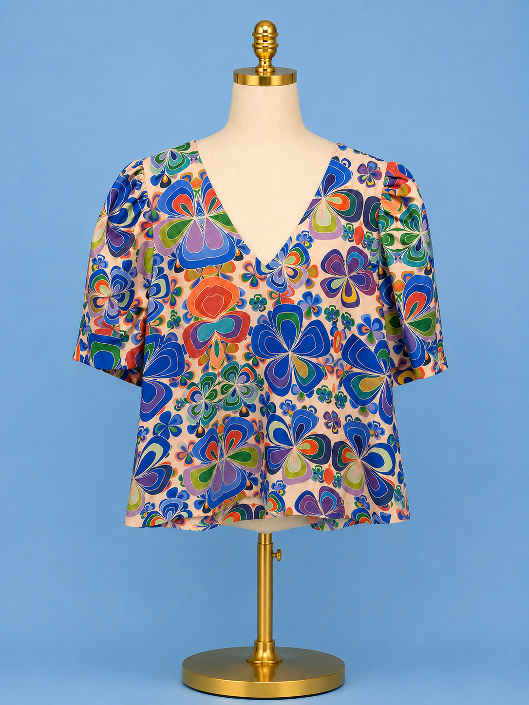 Groove Bloom puff sleeve top
