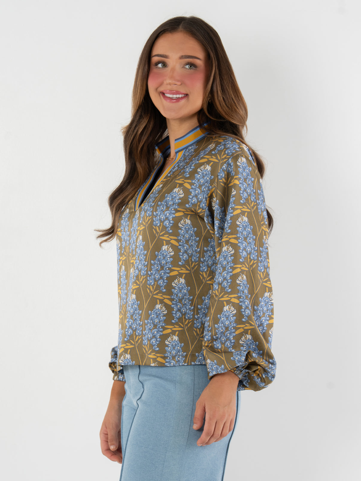 Lolli Top - Bluebonnet