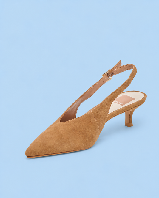 Alenna Light Brown Suede