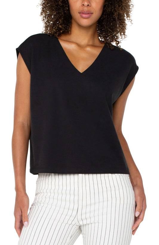 Dolman sleeve top/ black