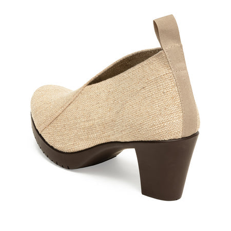 Jill V-Cut Block Heel Bootie