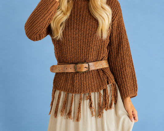 Mohawk Belt/ Tan Rustic