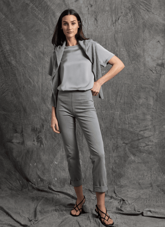Boyfriend Denim/ Antique Wash Dark Grey