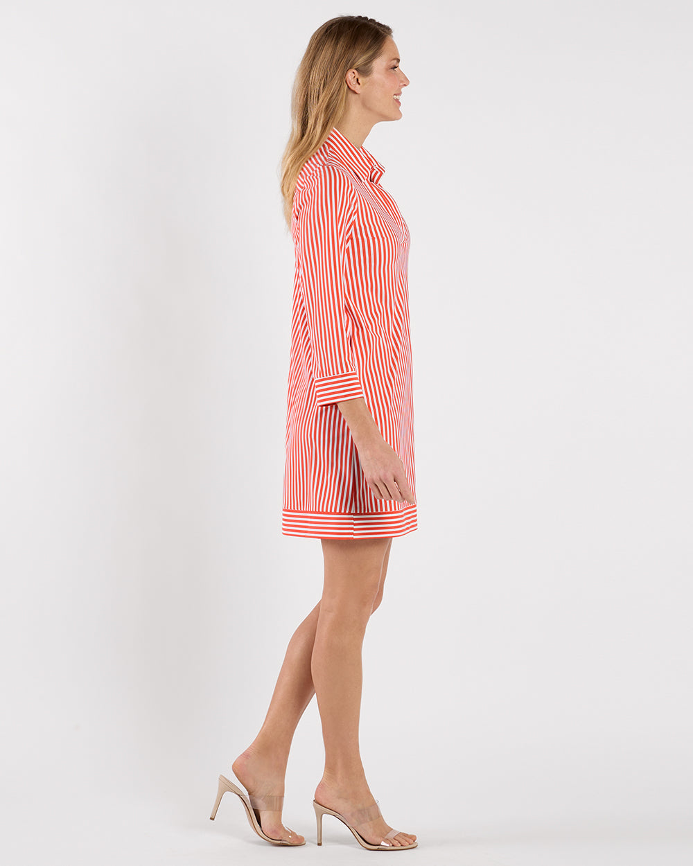Finley Dress/ red stripe
