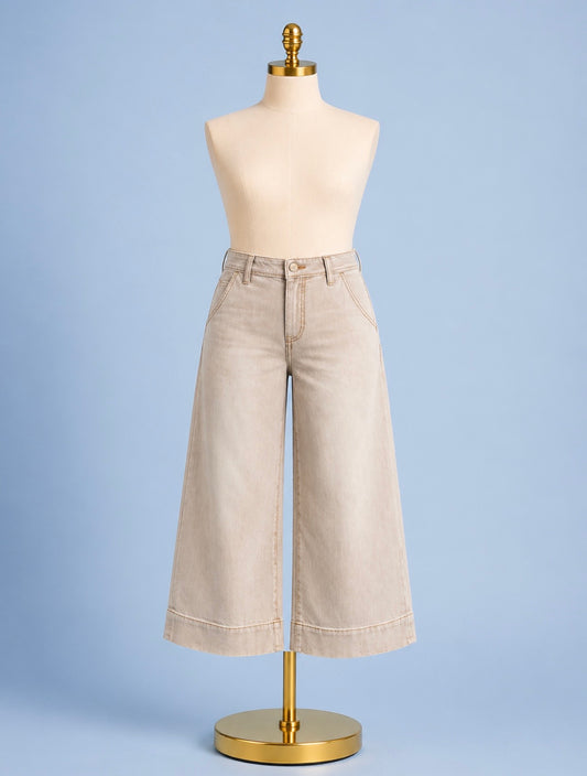 Weekender Crop Wide/ Antique Khaki