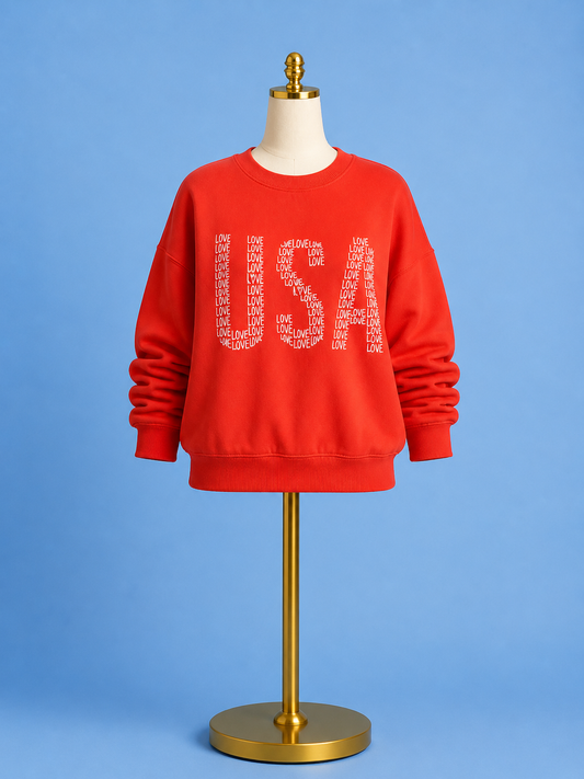 Love Boyfriend Sweatshirt / Lychee