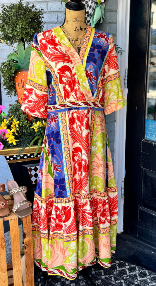 Midi Floral Dress