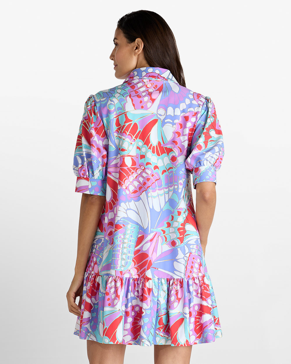 Tierney Dress / Butterfly Mosiac Gold