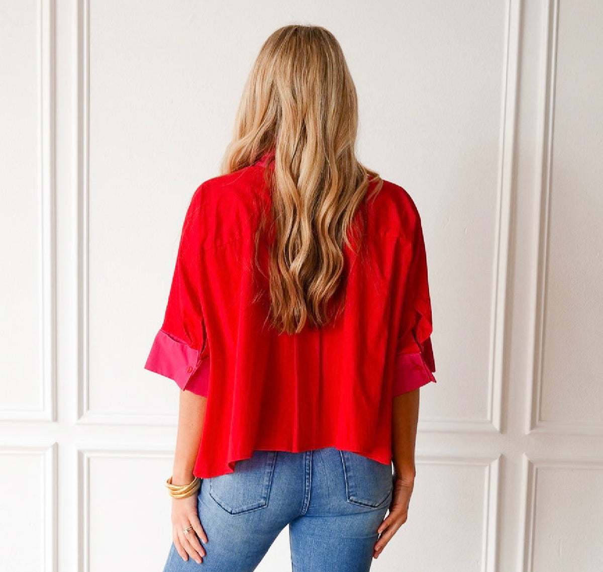 Abby Swing Top/ red/pink