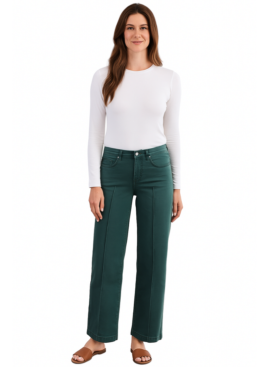Olivia Wide Leg pant/ Spruce