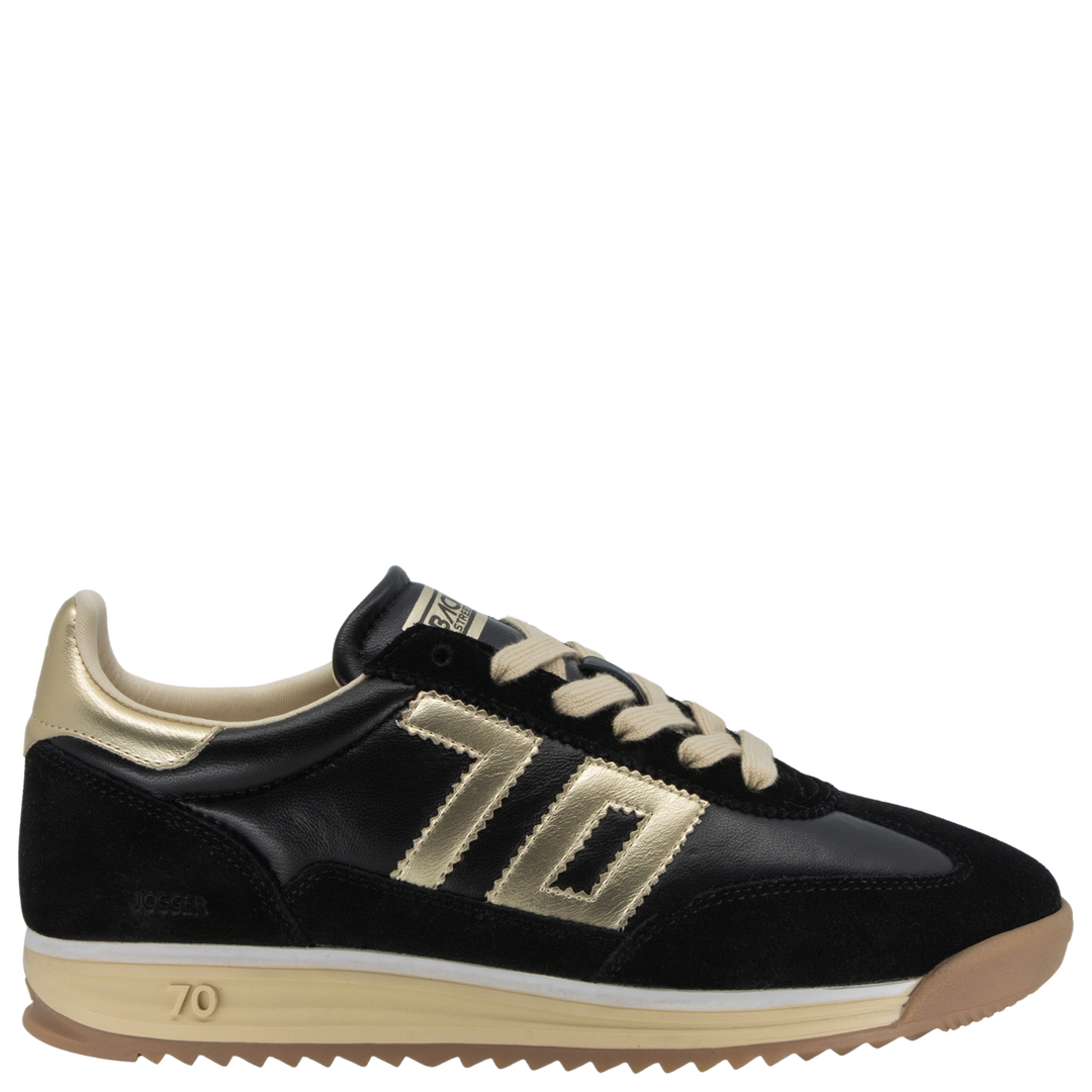 Back70 Jogger N in black/gold sneaker