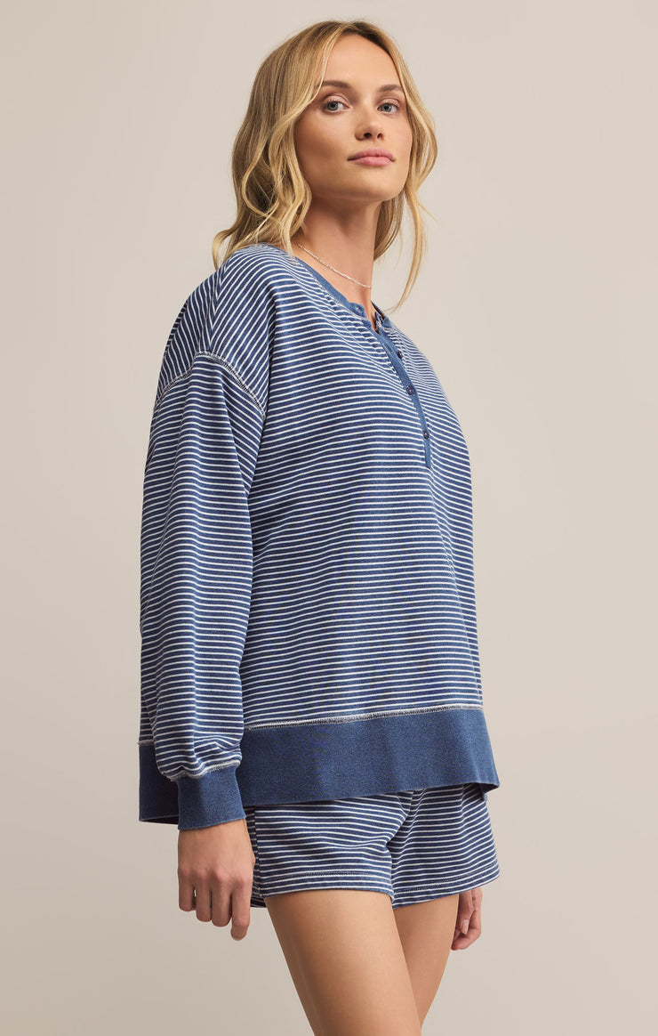 Apollo Striped set/ Vintage Indigo