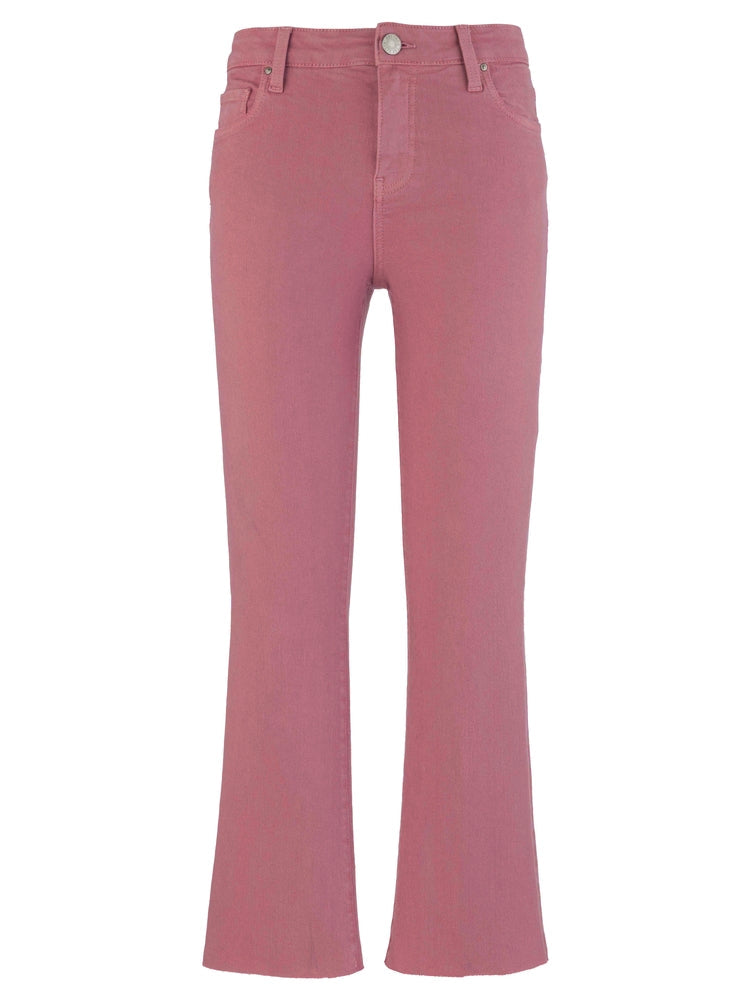Kelsey High Rise Ankle Flare / Rose Garden