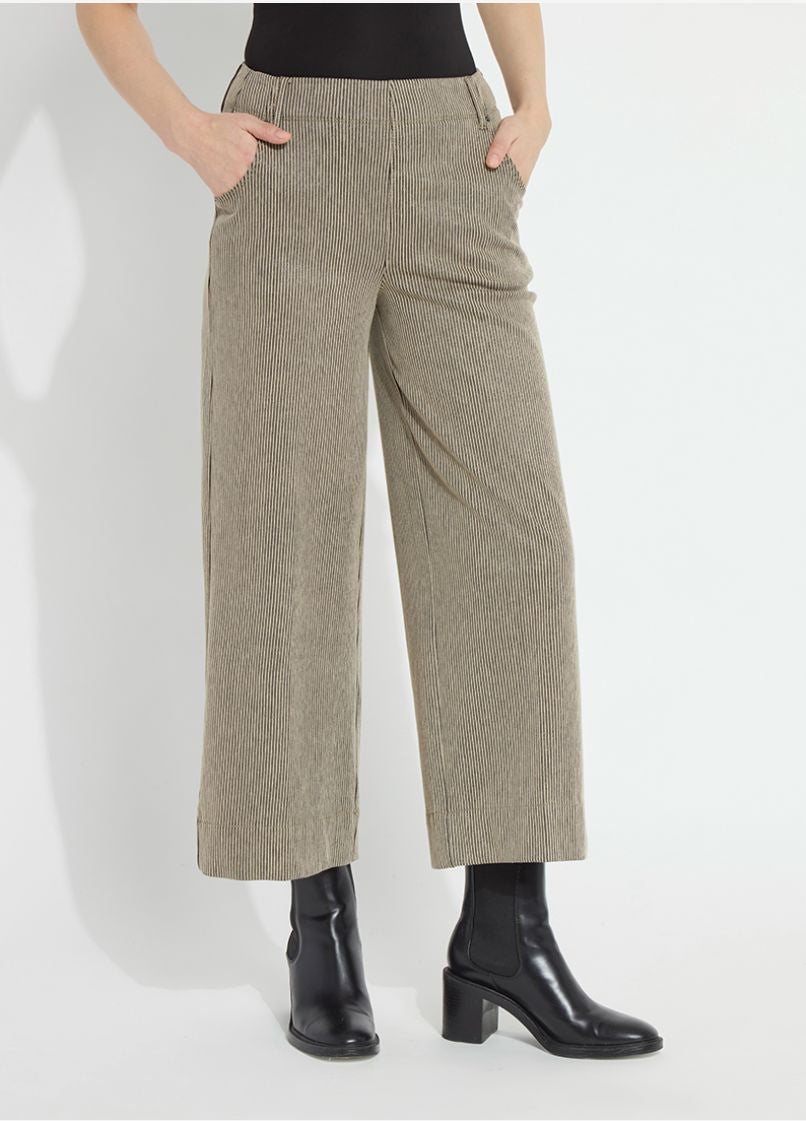 Clarke wide leg denim / everwood sheen line