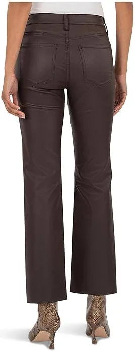 Kelsey High Rise ankle flare / chocolate