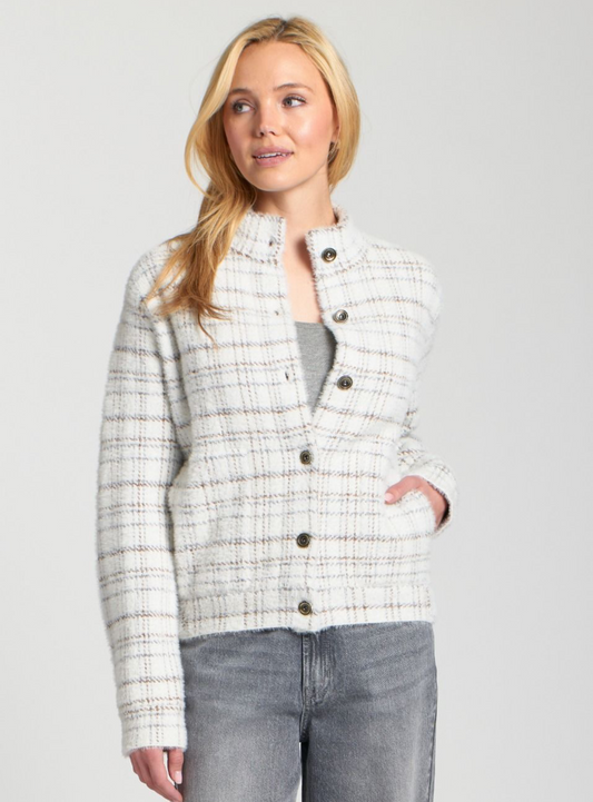 Cozy Patch pocket cardigan