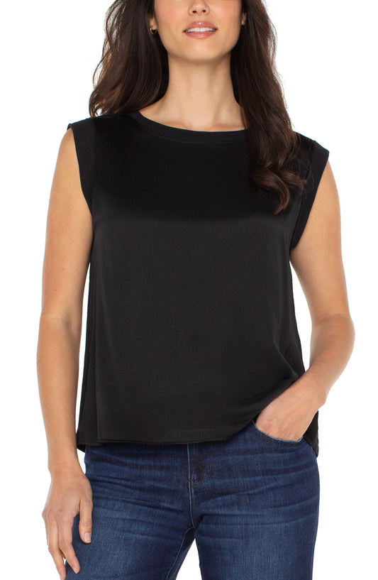 Sleeveless top/ black