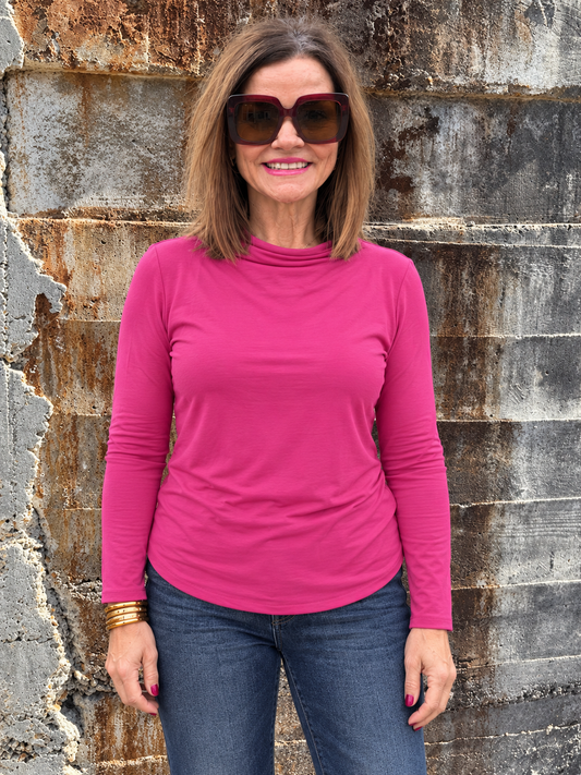Berry Turtleneck