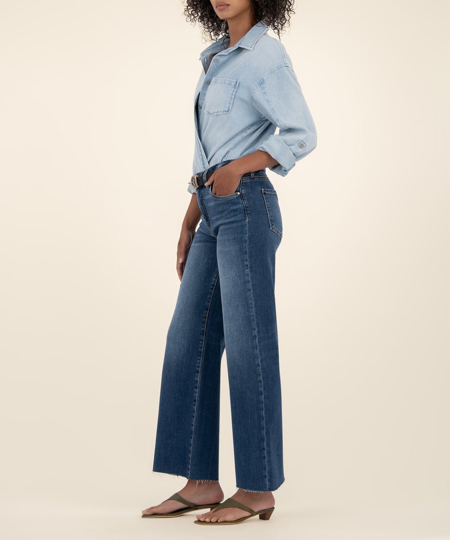 Meg High Rise Fab AB Wide leg